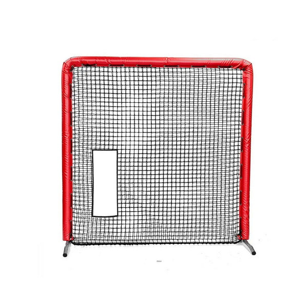 Fast Pitch Softball Bullet Screen 7' x 7' Red