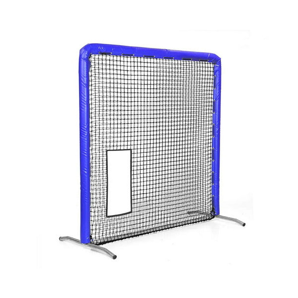 Fast Pitch Softball Bullet Screen 7' x 7' Royal Side View