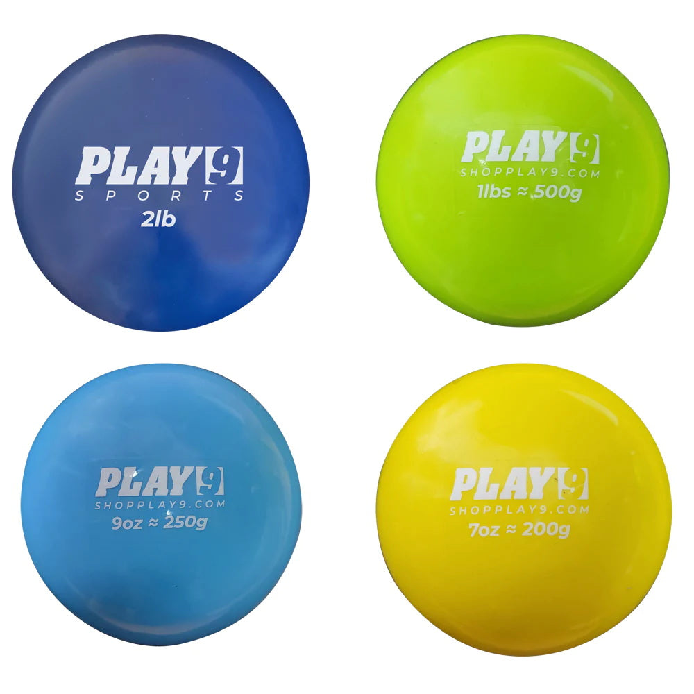 fastpitch plyo balls for softball pitching set