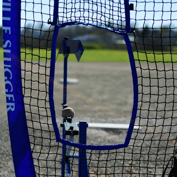 Flex Net for Louisville Slugger Pitching Machines Close Up View