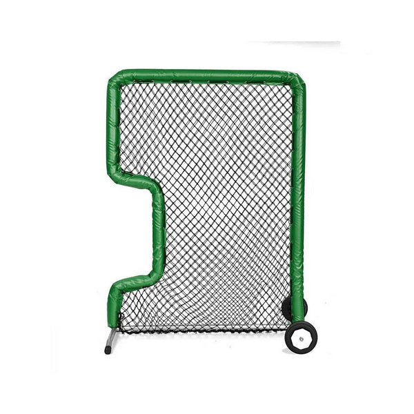 Front Toss Bullet Protective Screen 7' x 5' Green With Wheels