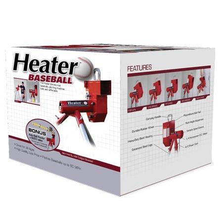 Heater Real Baseball Pitching Machine With Auto Ballfeeder - Pitch Pro Direct