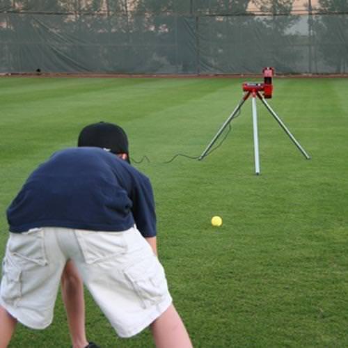 Heater Sports Real Baseball Pitching Machine Field Practice with Batter Field Practice