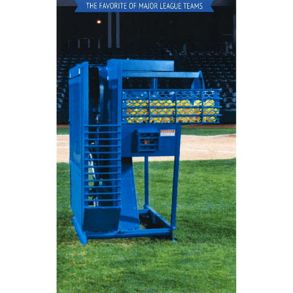 Iron Mike MP-4 Pitching Machine In The Field