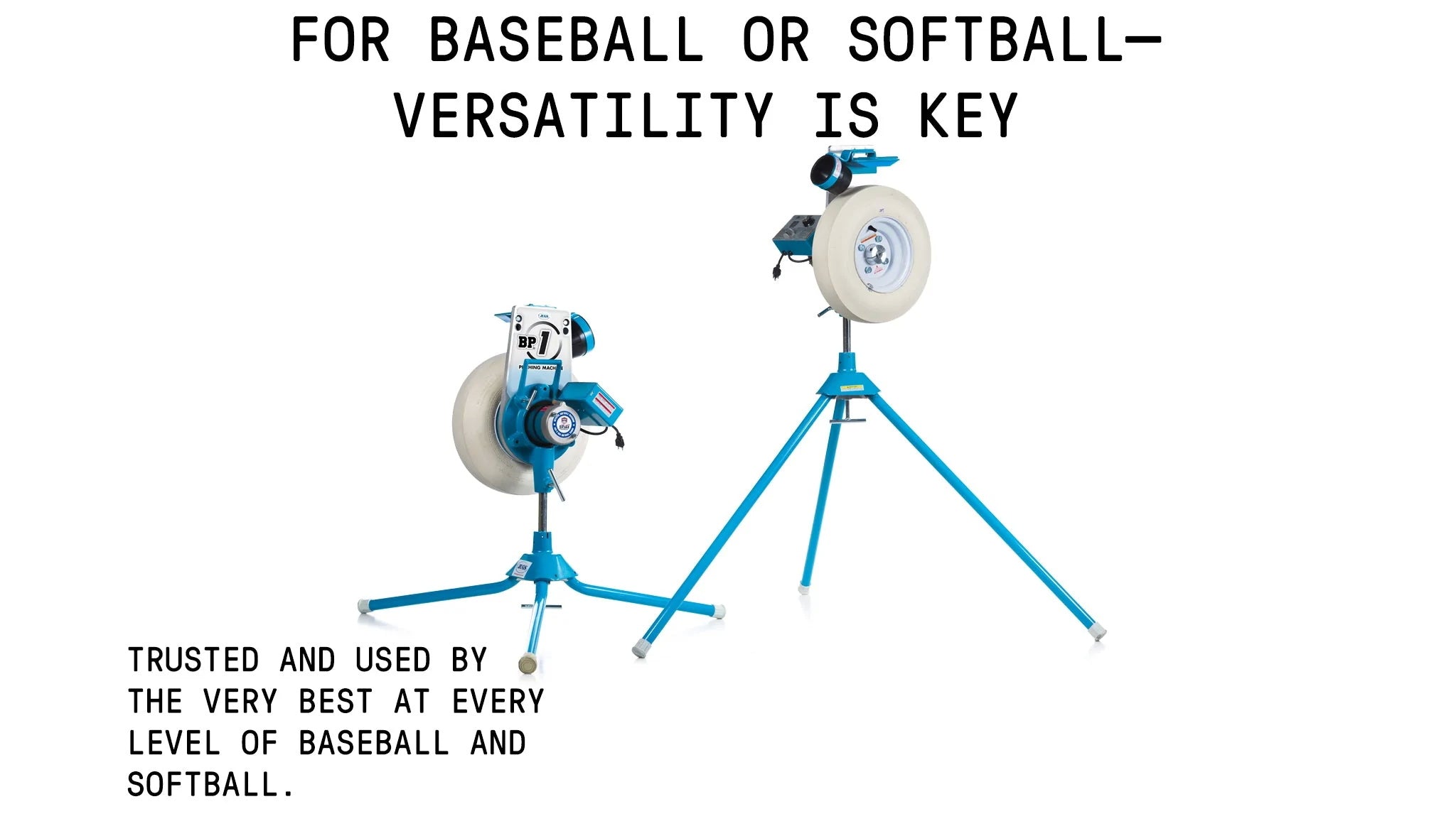 Jugs BP1 Pitching Machine for Baseball or Softball Combo Unit