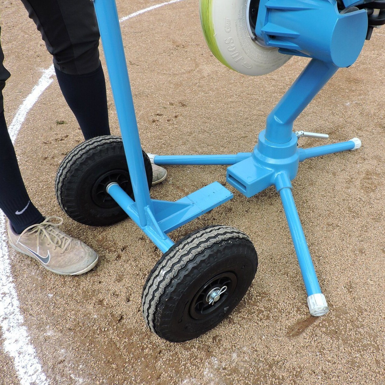 Jugs BP®3 Pitching Machine for Softball with Transport Wheels