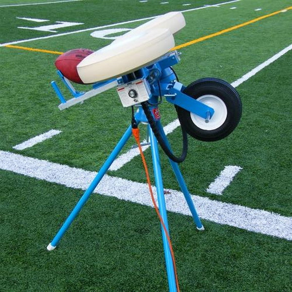 Jugs Football Passing Machine Side View