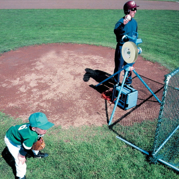 Jugs MVP Baseball And Softball Combo Pitching Machine Used In Practice
