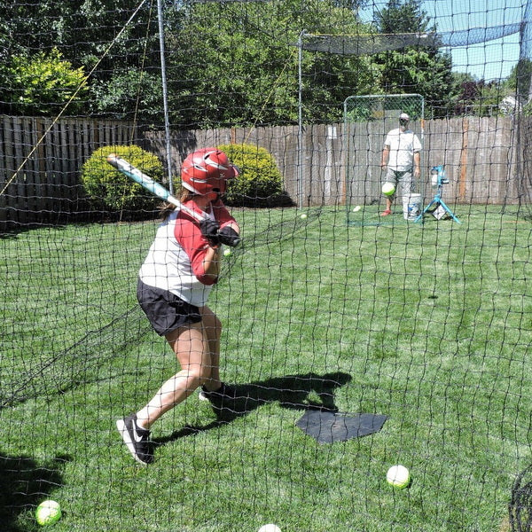 Jugs PS50 Baseball And Softball Combo Pitching Machine With Female Batter