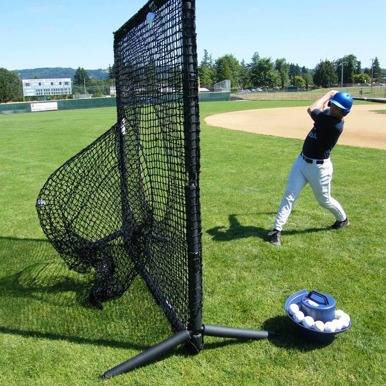 Jugs Toss Soft Toss Machine for Baseball with Hitting Station Outdoor Practice