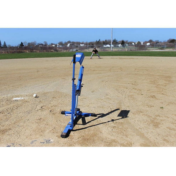 Louisville Slugger Blue Flame Pitching Machine - UPM45 On The Field