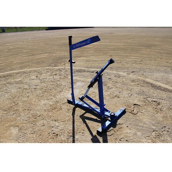 Louisville Slugger Blue Flame Pitching Machine - UPM45 Top Angle View