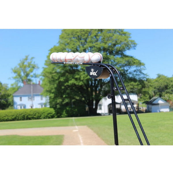 Louisville Slugger Soft-Toss Pitching Machine  Close Up View