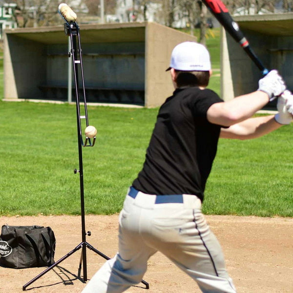 Louisville Slugger Soft-Toss Pitching Machine With Player Batting Practice