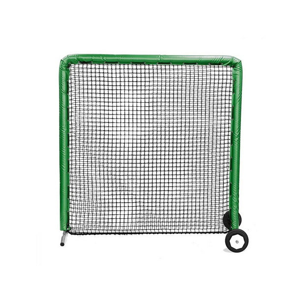On Field Protective Bullet Screen 8' x 8' Green With Wheels
