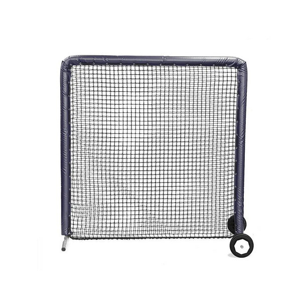 On Field Protective Bullet Screen 8' x 8' Navy With Wheels