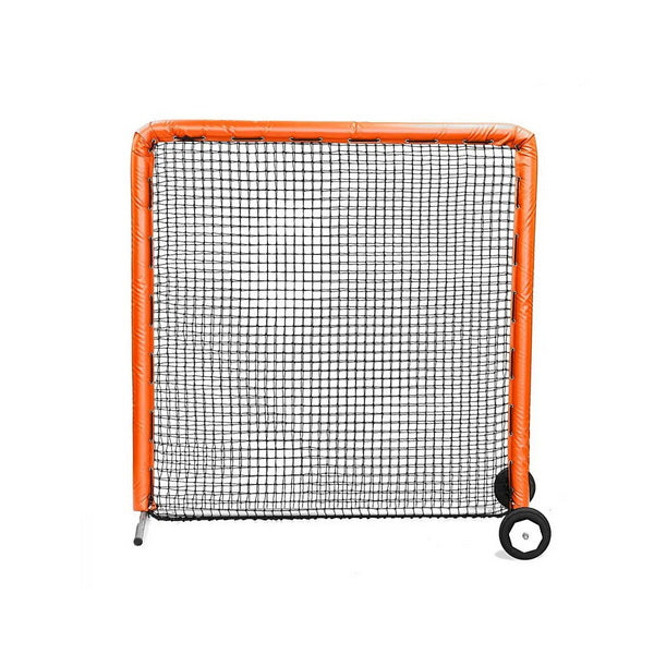 On Field Protective Bullet Screen 8' x 8' Orange With Wheels