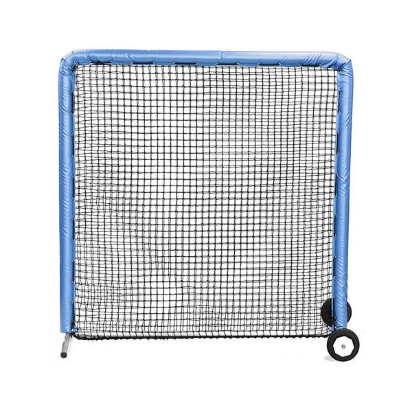 On-Field Protective Screen 10' x 10' Columbia Blue With Wheels