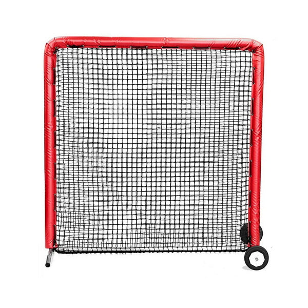 On-Field Protective Screen 10' x 10' Red With Wheels