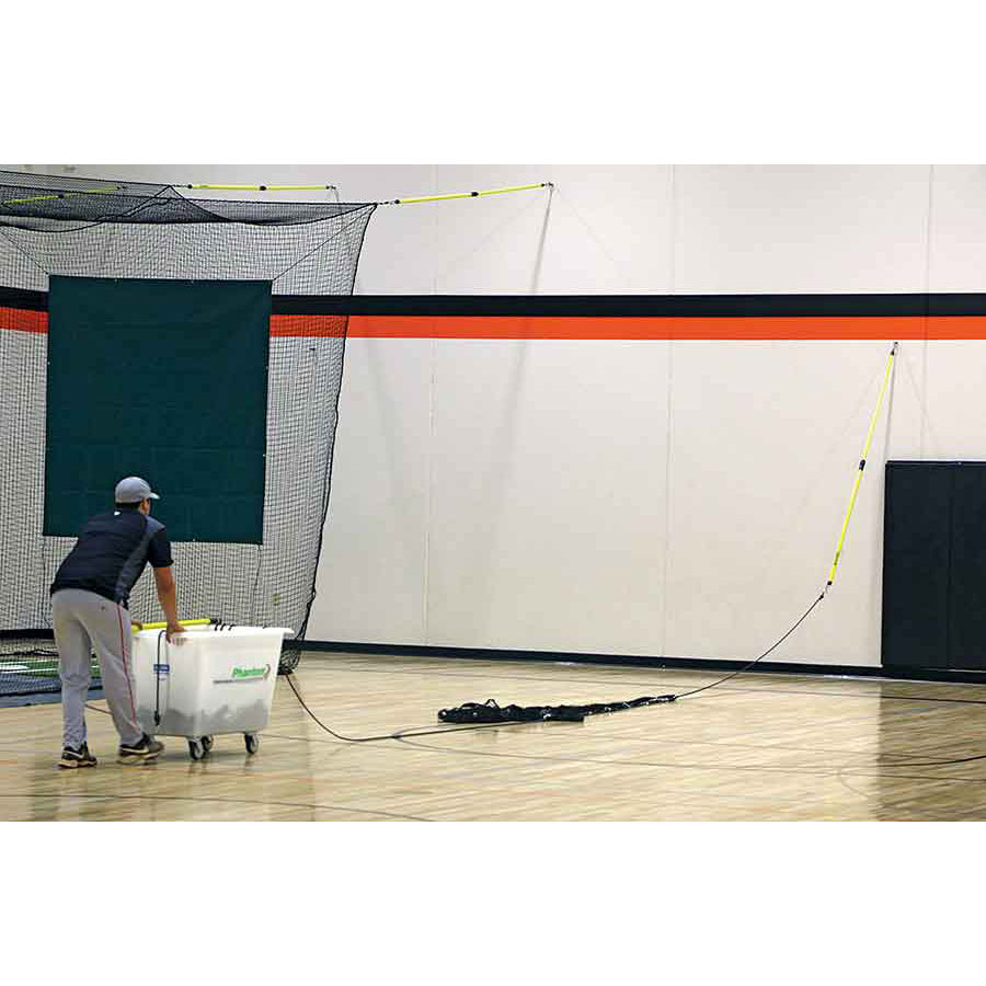 Phantom Indoor Hitting Stations Setting Up 