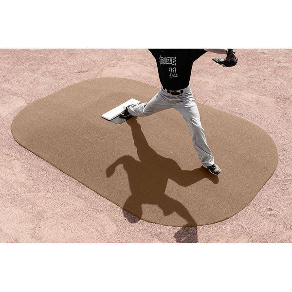 Pitch Pro 10" High School Portable Pitching Mound Top View 