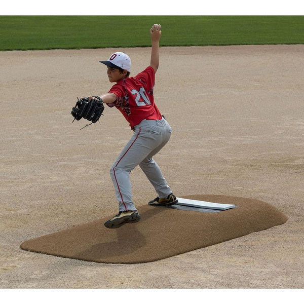 Pitch Pro 486 6" Portable Pitching Mound for Baseball With Player