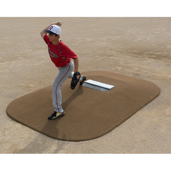 Pitch Pro 796 6" Portable Youth Pitching Mound With Player Pitching
