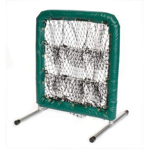 Pitcher's Pocket 9 Hole Pitching Net for Baseball Right Side View Green