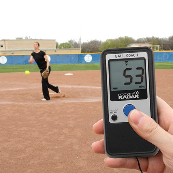 Pocket Radar Ball Coach Baseball Radar Product In Action