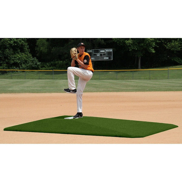 Senior League Portable Pro 10" Portable Pitching Mound Green with Player