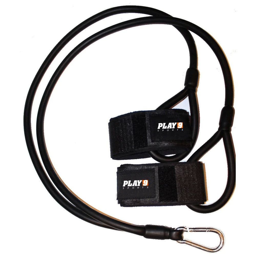 softball resistance bands multiple colors black