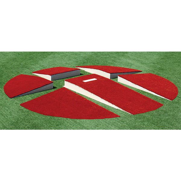 The Adult Mound™ 10" Full Size Portable Pitching Mound Disassembled
