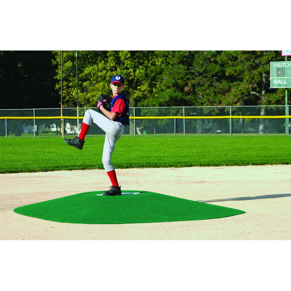 True Pitch 202-6 6" Little League Approved Portable Pitching Mound with Player