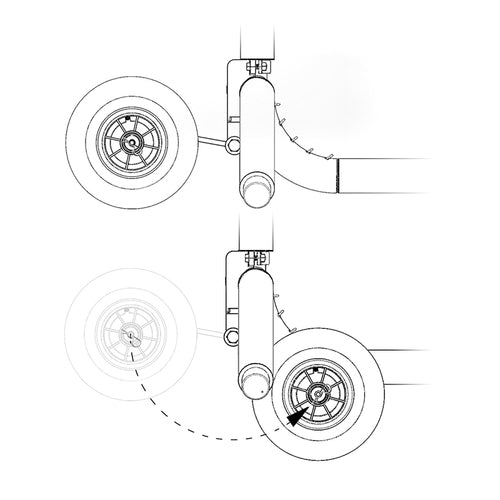 Wheel Kit for Protector Nets Assembly Drawing